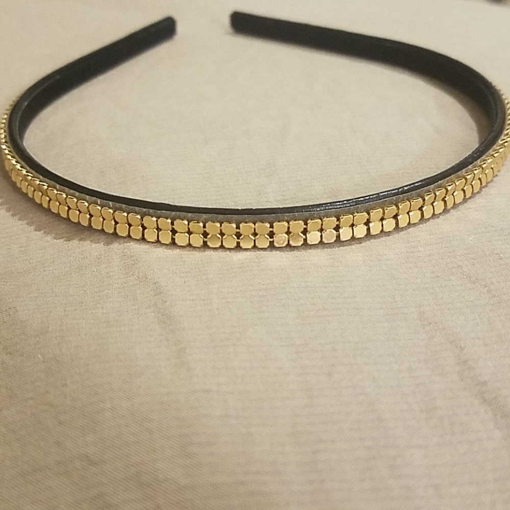 Gold headband